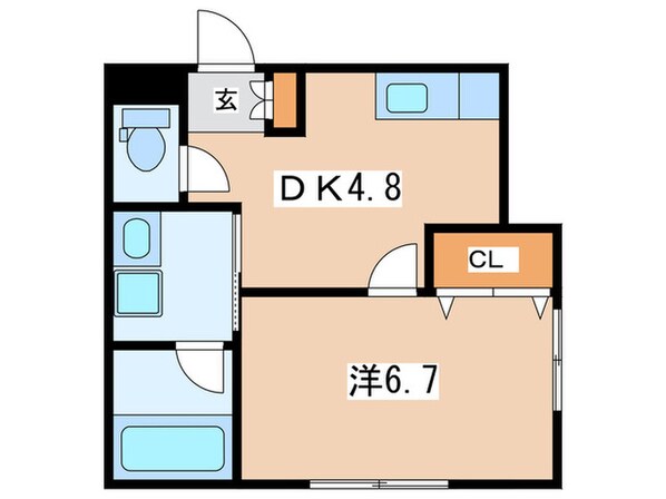 moutague　cielの物件間取画像